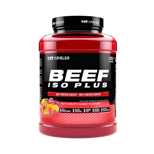 out angled beef protein isolate tutti frutti