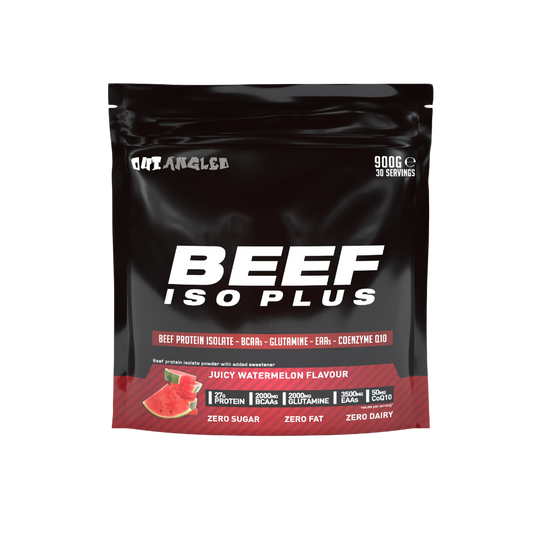 beef protein isolate protein powder watermelon flavoured, fat free, sugar free, high protein
