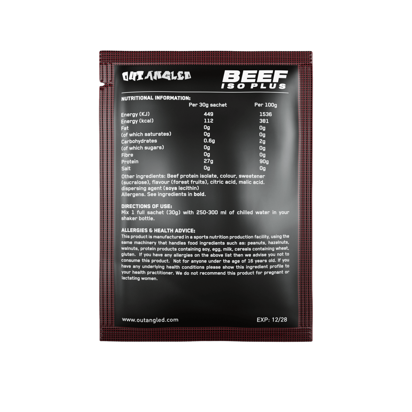 Beef Iso Plus Sample Forest Fruits back
