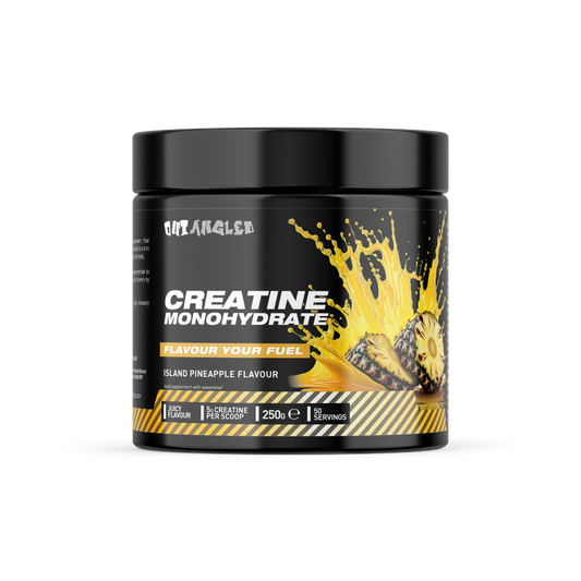 creatine monohydrate powder, increase strength, high-strength, pineapple flavoured