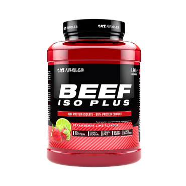 Beef protein isolate protein powder strawberry lime fat free sugar free