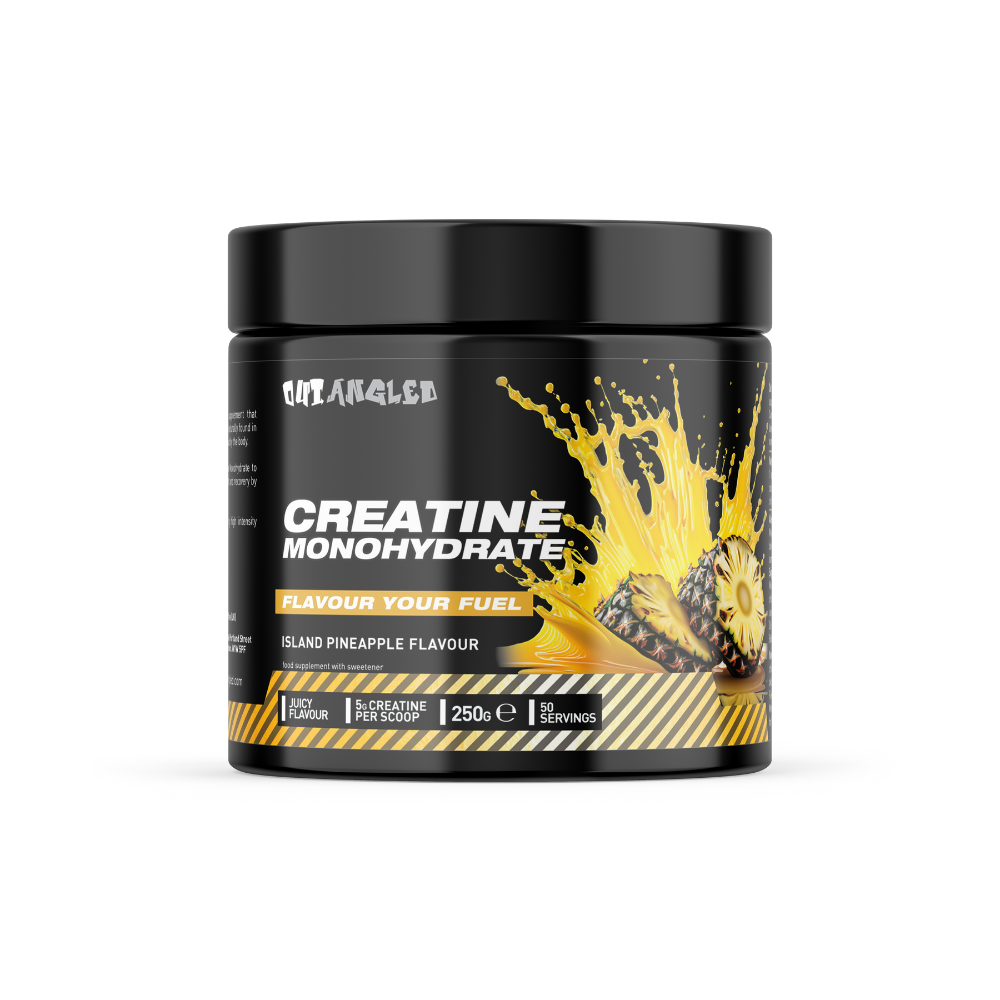 creatine monohydrate powder, increase strength, high-strength, pineapple flavoured