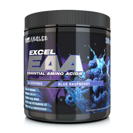outangled eaa essential amino acid supplement Blue Raspberry flavour