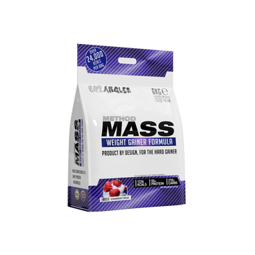method mass gainer strawberry protein powder high calories, high carbohydrates, muscle growth weight gainer