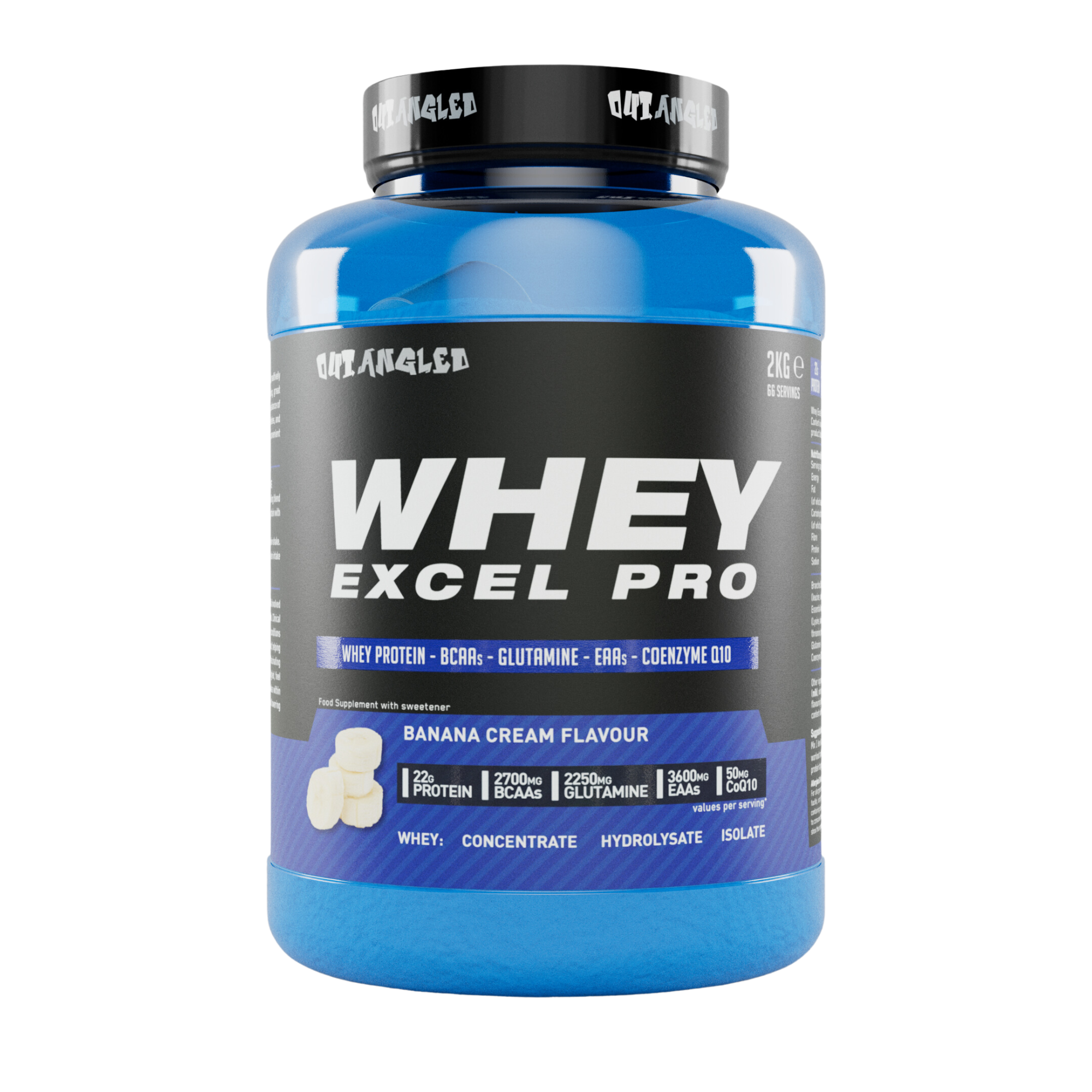 whey excel protein banana cream flavour